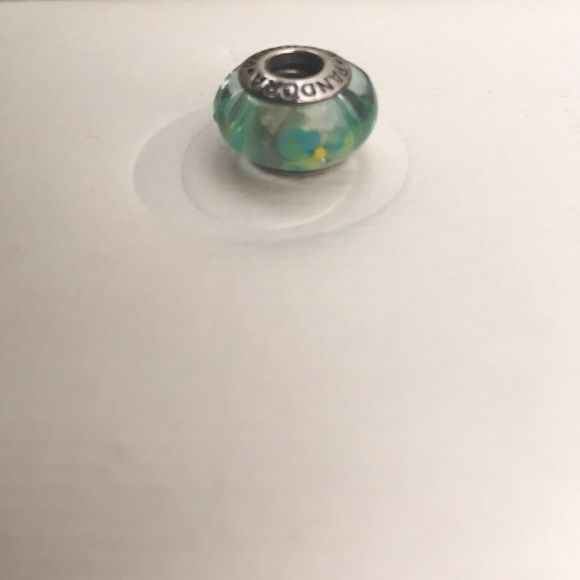 Pandora Jewelry - Pandora Green Murano Charm